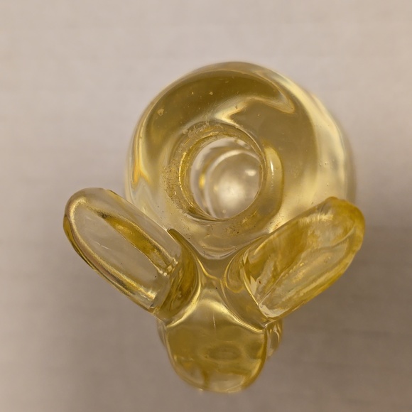 Yellow Glass Rabbit Candle Holder - Picture 7 of 16